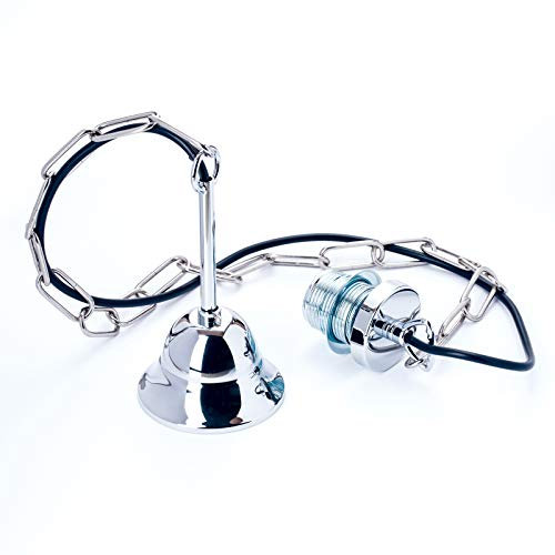 Kettenaufhängung Aufhängung mit Fassung E27 Schraubring Lampenaufhängung Lampen Kette (chrom)