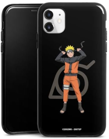 Silikon Hülle kompatibel mit Apple iPhone 11 Case schwarz Handyhülle Naruto Shippuden Offizielles Lizenzprodukt Anime