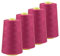 4 x 4572m Qualitäts Overlock-Garn Overlock-Nähgarn Oeko-Tex Farben 541 bis 580, Farbe:A561 pink