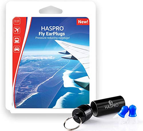 Haspro Fly Ohrstöpsel - pressure reducting earplugs for fly, for airplane, travel. Now you can enjoy your fly!