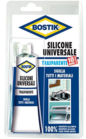 Bostik Silicone Sanitari bianco blister 60ml