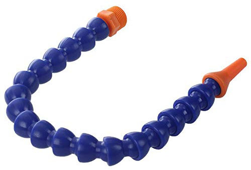 Flexibles Kühlmittelrohr, Kunststoff, Wasser, Öl, 1/4 Zoll PT Gewindeschlauch, runde Düse für Drehmaschine, CNC und Wasserkühlung, 30 cm, 5 Stück