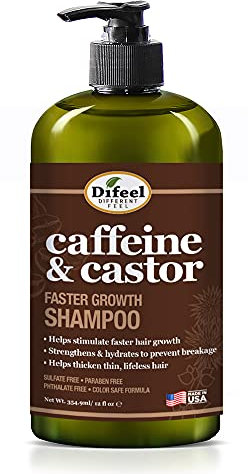 Difeel Coffein & Castor Faster Growth Shampoo 355ml
