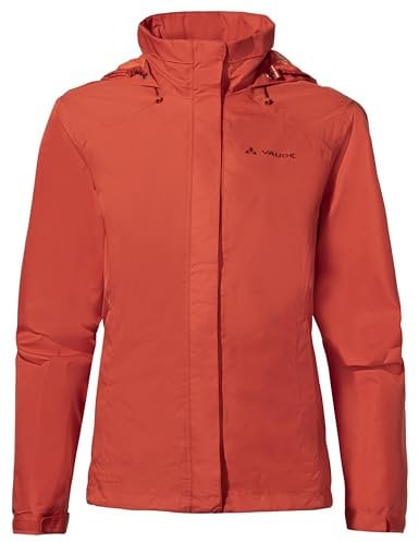 VAUDE Women's Escape Bike Light Jacket| Leichte 2-Lagen Regenjacke - Zuverlässiger Rad-Regenschutz | Dünnes Netzfutter | Kapuze im Kragen | Reflektierende Elemente | Eco Finish