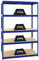 PROREGAL Schwerlastregal Big Elephant Blau 180x120x60cm Fachlast 250kg Kellerregal, Steckregal, Garagenregal, Lagerregal