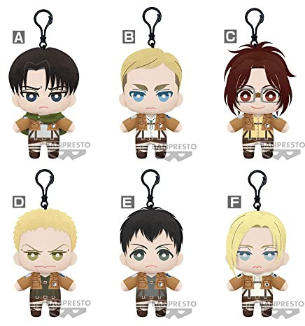 Banpresto Figura Attack On Titan - Tomonui Plush Assort Series 2 15cm Multicolor BP19192