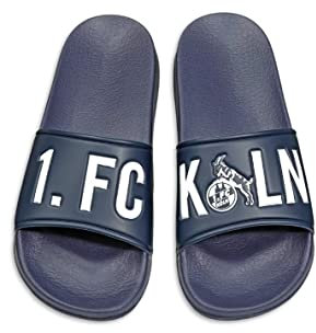 1. FC Köln Badeschlappen Badeschuhe Badelatschen ** blau **, 4040217 45/46