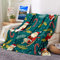Daesar Kuscheldecke Winter, Wohndecke Flauschig 150X200 Weihnachten Motiv Weihnachtsmann Winterdecke Fleece Decke Warm