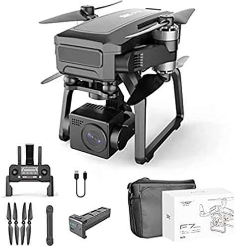 5G WIFI 3KM HD Drone Kit,SJRC F7 PRO Photography Drone 3-axis Mechanical Gimbal 4K Brushless GPS Follow Drone With Portable Bag,Single Battery Version,Constructive23