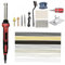 Soldering Iron Kit,100W Plastic Welding Tool,3-Speed LCD Adjustable Temperature Plastic Welder with 56pcs Rods, 4 Soldering Tips, Metal Brush, Stainless Steel Mesh, Stand, Professional Surface Repai
