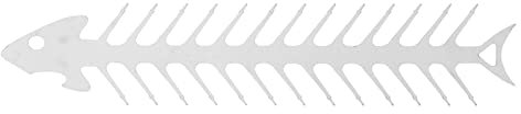 Brochettes Kabob, Brochettes Plates en Métal à Double Broche Brochettes Kabob, Brochettes de Barbecue Réutilisables en Acier Inoxydable pour Rencontrer la Cuisine Camping(Forme de poisson)