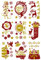 Wandaufkleber Wandaufkleber, Weihnachten Wandaufkleber Niedliche Elchglocke Elf Schuhe Schneeflocke Aufkleber PVC Kleber DIY Dekoration Abnehmbare Urlaub Party Hintergrund Golden