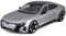 Bburago Audi RS e-tron GT (2022): Modellauto im Maßstab 1:18, Türen beweglich, Silber (18-11050S)