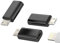 Adattatore da micro USB a Lightning (confezione da 3) Connettore per cavo di ricarica per presa per iPhone Jack per Apple Femmina Android Connettore cavo di ricarica maschio compatibile per Samsung