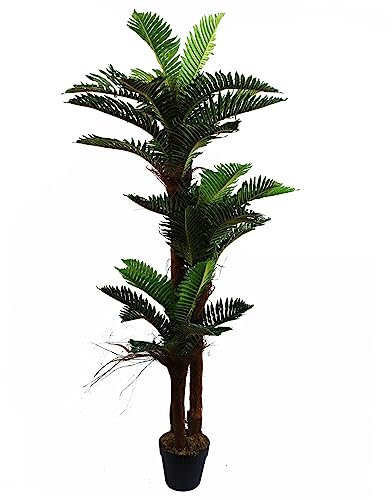 Leaf Grand Arbre Artificiel, 125 cm, Palmier UV extérieur, 150 cm