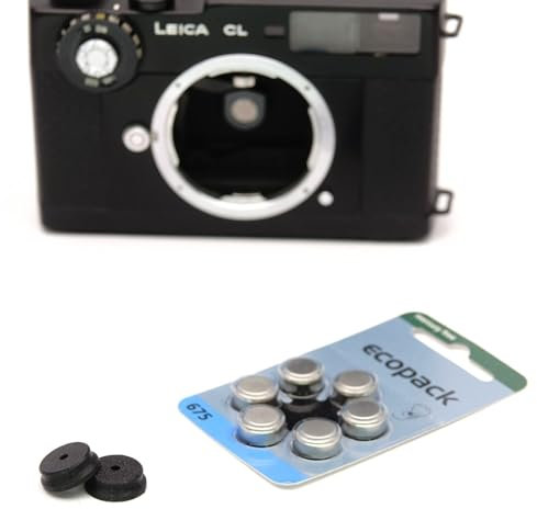 Ausgeknipst 6X Batterie & 2X Battery Adapter 1,35 V für Leica CL Analog