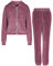 TUTA DONNA LOTTO FULL ZIP IN VELLUTO 4309036 (L, ROSA ANTICO)