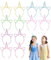 KRYMSON Lot de 12 Bandeaux Licorne pour Enfants - Chapeaux de Fête, Accessoires de Cheveux - Pour Filles, Convient pour Fête, Anniversaire, Mascarade (Six