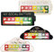 Lot de 4 de Social Battery Pin - Broche de épingles d'expression des émotions, design amovible unique, accessoires polyvalents et élégants