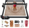 ORTUR OLM2 S2 Laser Graviermaschine, 5.5W Laserleistung Gravurmaschine, Festem Fokus Komprimierter Spot, Augenschutz, Laser Cutter und Graviermaschine für Holz Metall (Lange Fokussierung)