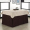 Falda Camilla Rectangular Bali Jacquard + Tapete - Chocolate, 70x110cm
