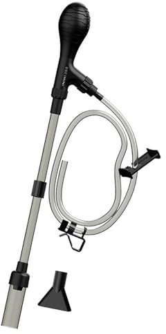Nettoyeur De Gravier pour Aquarium, Nettoyeur D'algues, Aspirateur De Changement d'eau, Tuyau De Siphon Manuel, pour Nettoyer Le Gravier et Le Sable des Aquariums