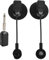 Microfono Wireless per Flauto, Pickup con Rotazione a 360° per Sassofono, Chitarra, Spettacoli di Violino, Fisarmonica con Supporto Antiurto, Lungo Raggio, Studio di