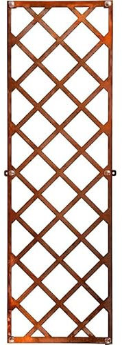 KUHEIGA Rankgitter aus Metall 148 x 48cm Wand Rost Wandrankgitter Spalier Wandspalier