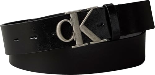 Calvin Klein Men's Monogram Buckle 3.5 cm Belt