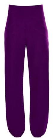 Winshape Damen Functional Light and Comfort Wide Leg Pants Cul102lc Lässige Hose, Dark Plum, L EU