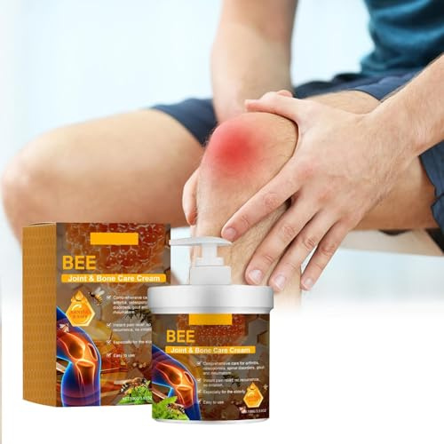 Bienengift Gelenkcreme,Bienengift Gelenk Knochenpflegecreme, Arthrose Beruhigende Linderung bei Gelenkschmerzen,Bienengiftsalbe für Rücken, Nacken, Knie (1)