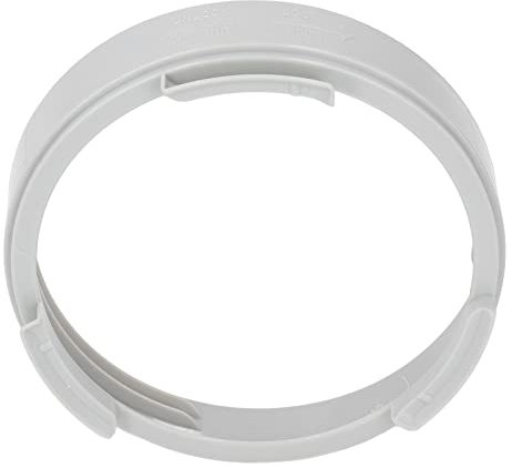 Klimaanlagenableitungsschlauchanschluss Kuppler ABS 150 -Mm -Adapter, Rundrohranschluss 5,9in, CW und CCW -Schraube, ABS -Material, für 150 Mm Klimaanlage und Abgaber