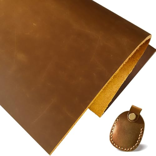 Echtleder meterware, Leder Orange-Braun, Kein Kunstleder, Rindsleder für Ohrringe, Haarschleifen, Kunsthandwerk, 30X30cm