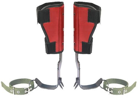 Kit de matériel d'escalade d'arbre, Kit d'équipement et d'équipement d'escalade d'arbre pour travailleurs d'arbres, Sangles à pointes pour grimper aux arbres, chaussures, bottes, pointes pour la coupe