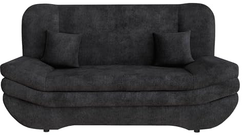 Mirjan24 Sofa Weronika mit Bettkasten und Schlaffunktion, Schlafsofa, Große Farb- und Materialauswahl, Couch vom Hersteller, Wohnlandschaft (Margo 227.09)