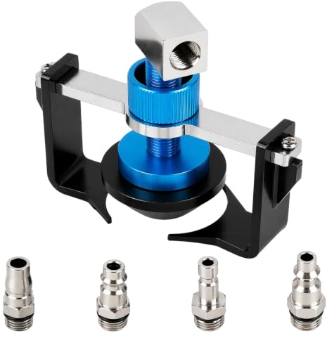 360° Drehbar Universeller Bremsflüssigkeitsbehälter Adapter 22-58mm, 4 Schnellkupplungen EU/US/Metrisch/Japan für Buick, Cadillac, Chevrolet, Mazda, Honda, Toyota etc，Dichtungsring Anti-Leckage
