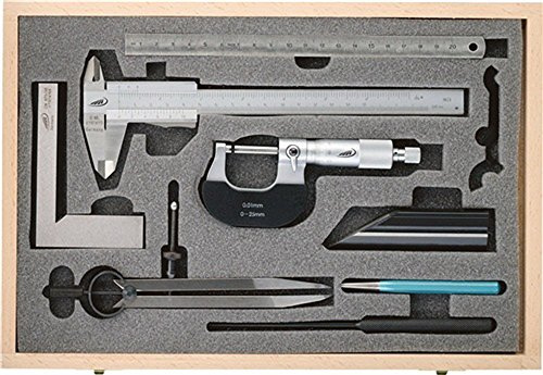 PREISSER MESSTECHNIK GMBH 0212501 Messzeugsatz 8tlg. i.Holzetui PREISSER