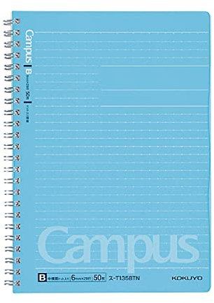 Kokuyo Campus-Bloc notes a righe formato A5, colore: blu