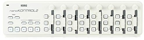 Korg - nanoKONTROL2 - Slimline USB MIDI Controller - White