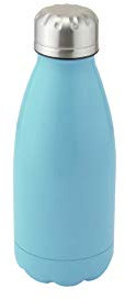 APOLLO SS Bottle Flask 350mL Sky Blue, Multi-Colour, 20.5x7.4x7.4