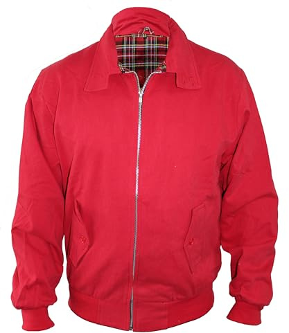 Skytex UK Harrington-Jacke Klassisch/Retro/Mod, in 10 Farben erhältlich, Größen XS-8XL