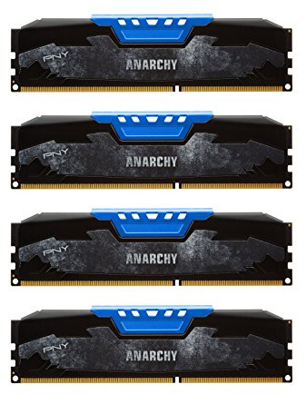 PNY Anarchy MD16GK4D3186610AB-Z Mémoire RAM DDR3 1866MHz 16 Go