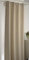 Arsvita Verdunkelungsgardine Vorhang mit Ösen, Farbe:beige, Größe:135 x 175 cm