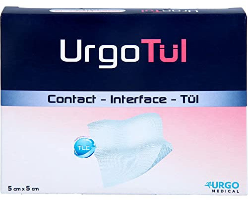 UrgoTül Silver Wundgaze 5 cm x 5 cm, 10 St