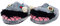 Unisex Novelty Furry Slipper Oversized Zombie Monster Plush Slippers Ideal Christmas Grey Green 3/8.5 UK