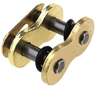 Universal Motorrad Clipschloss Clip Kettenschloss für 525 VX Ring Teilung verstärkte Kette Verbindungsglied Gold