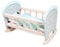 Indigo Jamm Petworth Dolls Bed Toy Furniture Designed For Children Aged 18 Months +, Neutral Colours (Petworth Cradle), Baby Doll Crib Wooden Toy