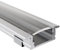 Alumino | LED Aluminiumprofil Eloxiert | 100 cm | Einbauprofil | Klare Abdeckung | für 16 mm LED-Streifen | kompatibel mit Philips Hue | Ems