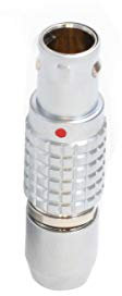 DRRI 0B FGG 302 2-Pin Push-Pull Metall Stecker Lötkontakt Stecker für ARRI Alexa Teradek Bond (2-polig, FGG)