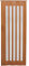 INMOZATA Folding Door PVC Plastic Internal Doors Sliding Concertina Door Panel Divider (Natural, Thickness 6mm)